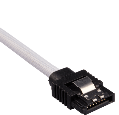 Corsair SATA-kabel Rak Vit 30cm 2-pack