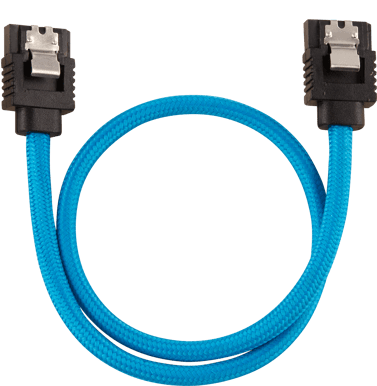 Corsair SATA-kabel Rak Blå 30cm 2-pack