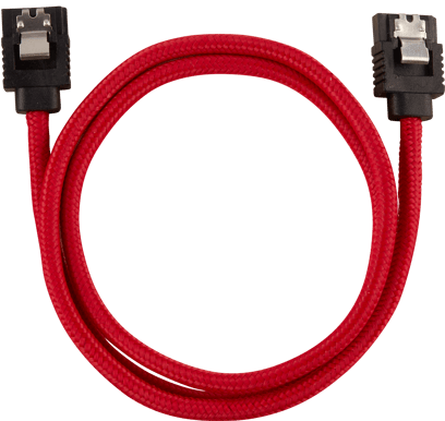 Corsair SATA-kabel Rak Röd 60cm 2-pack
