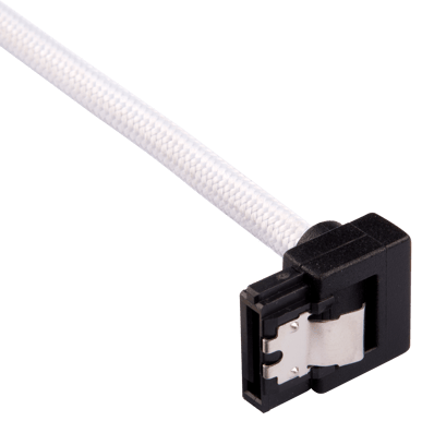 Corsair SATA-kabel Vinklad Vit 30cm 2-pack