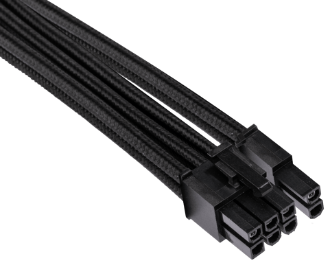 Corsair Sleevad PCIe-kabel Single Typ 4 Gen 4 -Svart