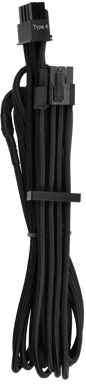 Corsair Sleevad PCIe-kabel Single Typ 4 Gen 4 -Svart