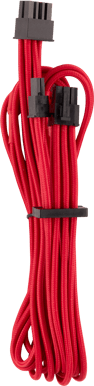 Corsair Sleevad PCIe-kabel Single Typ 4 Gen 4 -Röd