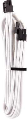 Corsair Sleevad PCIe-kabel Single Typ 4 Gen 4 -Vit