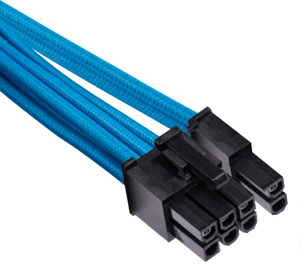 Corsair Sleevad PCIe-kabel Single Typ 4 Gen 4 -Blå