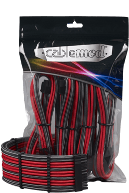 CableMod PRO ModMesh Extension Kit - Carbon/Röd