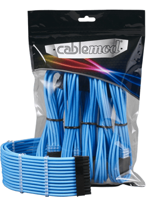 CableMod PRO ModMesh Extension Kit - Ljusblå