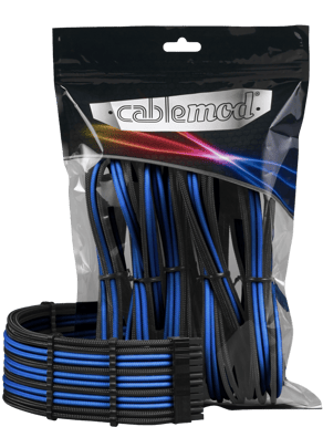 CableMod PRO ModMesh Extension Kit - Svart/Blå