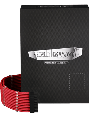 CableMod PRO ModMesh C-Series Kit AXi/HXi/RM - Röd
