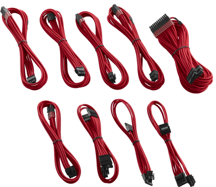 CableMod PRO ModMesh C-Series Kit AXi/HXi/RM - Röd