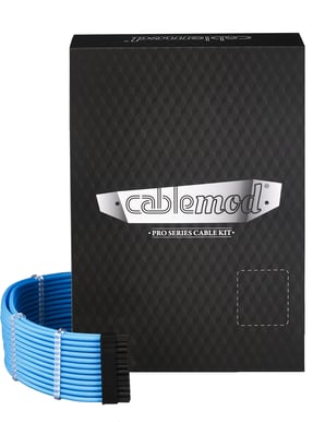 CableMod PRO ModMesh C-Series Kit RMi/RMx - Ljusblå