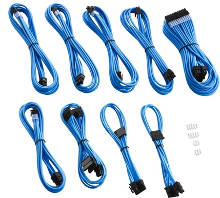 CableMod PRO ModMesh C-Series Kit RMi/RMx - Ljusblå