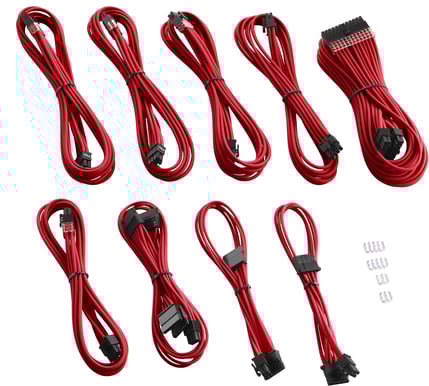 CableMod PRO ModMesh C-Series Kit RMi/RMx - Röd