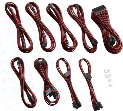 CableMod PRO ModMesh C-Series Kit RMi/RMx/RM - Blodröd