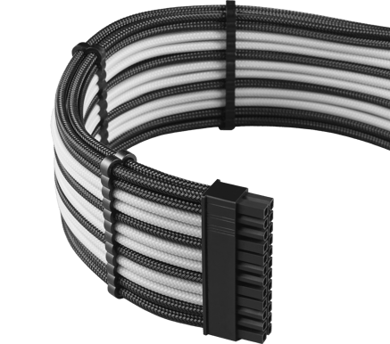 CableMod PRO ModMesh RT-Series Kit - Svart/Vit