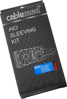 CableMod AIO Sleeving Kit Series 1 till Hydro Gen2 - Röd