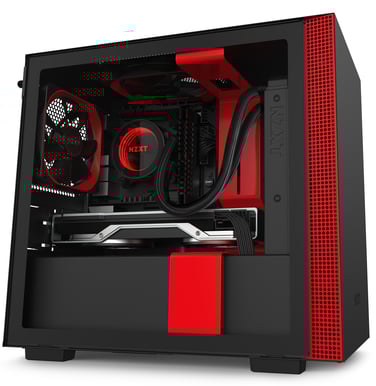 NZXT H210 Svart/Röd