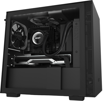 NZXT H210i Svart
