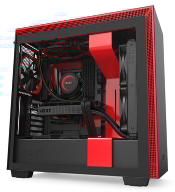 NZXT H710 Svart/Röd