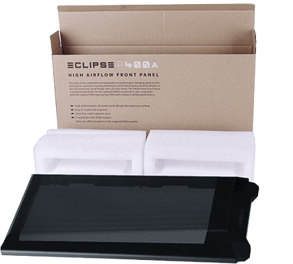 Phanteks Eclipse P400 Air Metal Front Panel Svart