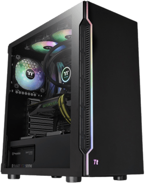 Thermaltake - H200 TG Svart