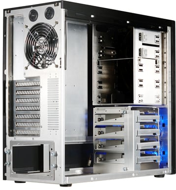 Lian Li PC-7FW Svart med fönster, utan nätdel