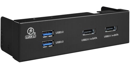 Lian Li mediapanel USB 3.0 Svart