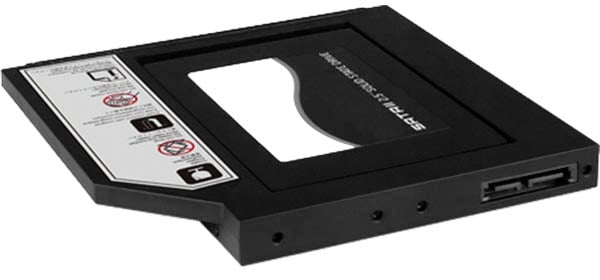 ICY BOX SSD/SATA-adapter för slim CD/DVD