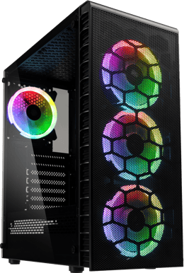 Kolink Observatory Lite Mesh A-RGB Svart