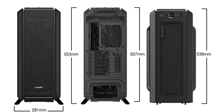 be quiet! Silent Base 802 Svart