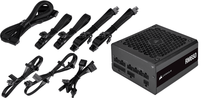Corsair RM650 650W Svart (2021)