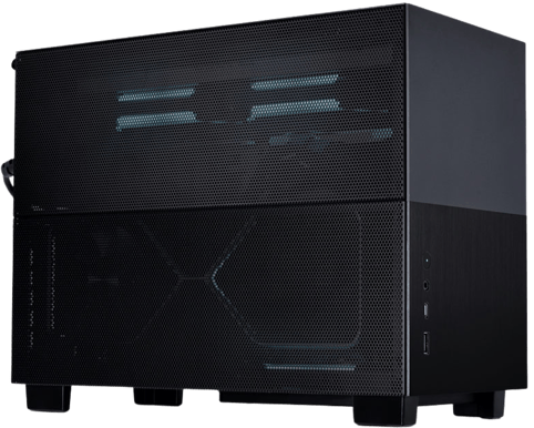 Lian Li Mesh Sidopanel för Q58 - Svart
