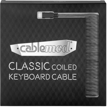 CableMod Classic Coiled Cable - Carbon Grey