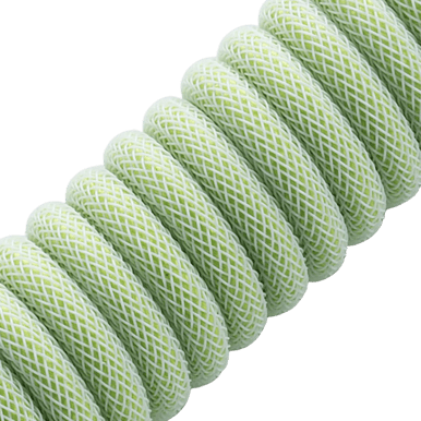 CableMod Pro Coiled Cable - Lime Sorbet