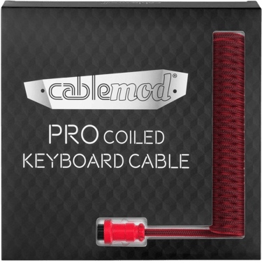 CableMod Pro Coiled Cable - Republic Red
