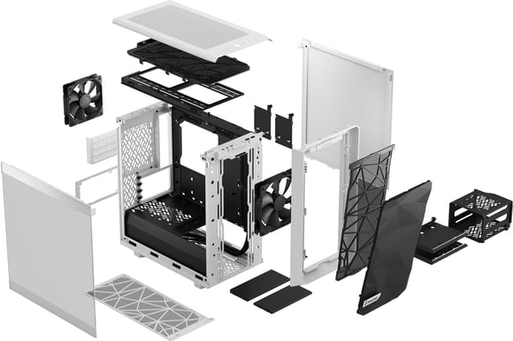 Fractal Design Meshify 2 Mini Vit Ljus TG
