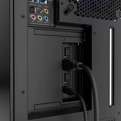 NZXT Vertikalt GPU-kitt PCIe Gen 4 - Svart