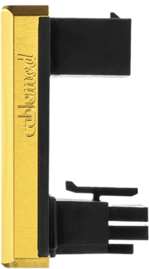 CableMod 12VHPWR Adapter 180°-vinkel Typ A Guld