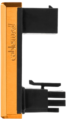 CableMod 12VHPWR Adapter 180°-vinkel Typ A Orange