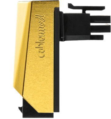 CableMod 12VHPWR Adapter 90°-vinkel Typ A Guld