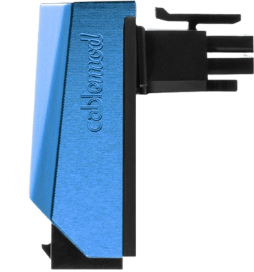 CableMod 12VHPWR Adapter 90°-vinkel Typ A Blå