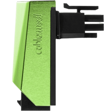 CableMod 12VHPWR Adapter 90°-vinkel Typ A Grön