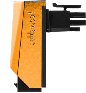 CableMod 12VHPWR Adapter 90°-vinkel Typ A Orange