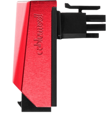 CableMod 12VHPWR Adapter 90°-vinkel Typ A Röd