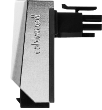 CableMod 12VHPWR Adapter 90°-vinkel Typ A Silver