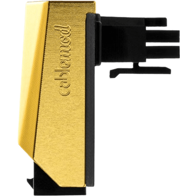 CableMod 12VHPWR Adapter 90°-vinkel Typ B Guld