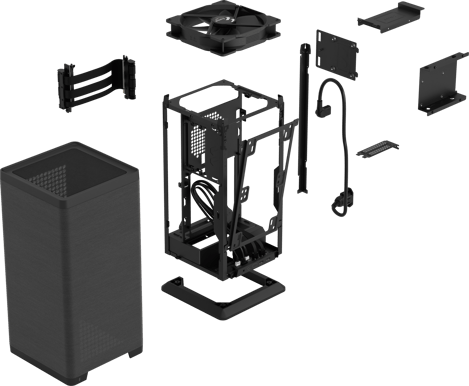Fractal Design Mood Svart