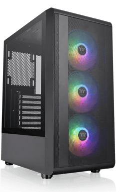 Thermaltake S200 TG ARGB Svart