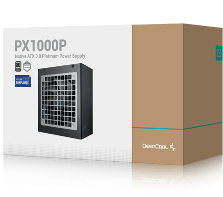 DeepCool PX1000P 1000W ATX 3.0 Svart