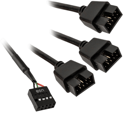 Lian Li PW-U2HB USB 1 USB till 3 USB